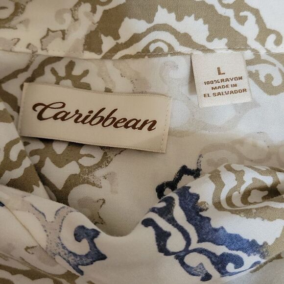 CARIBBEAN Beach Shirt‎ Large - Picture 8 of 8